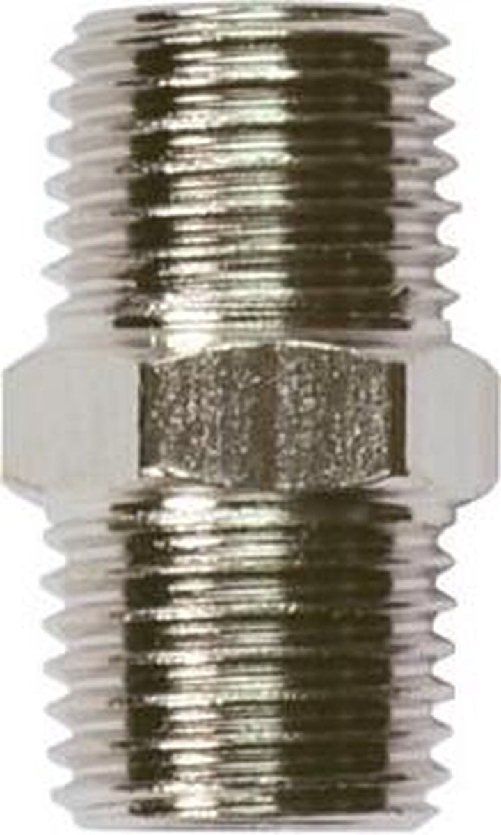 Stanley-Kupplung 2 x 1 4 Zoll Außengewinde, geeignet für Druckluftsysteme, Rohre und Luftanschlüsse, Anschluss für 1 4 Innengewinde, Stahl
