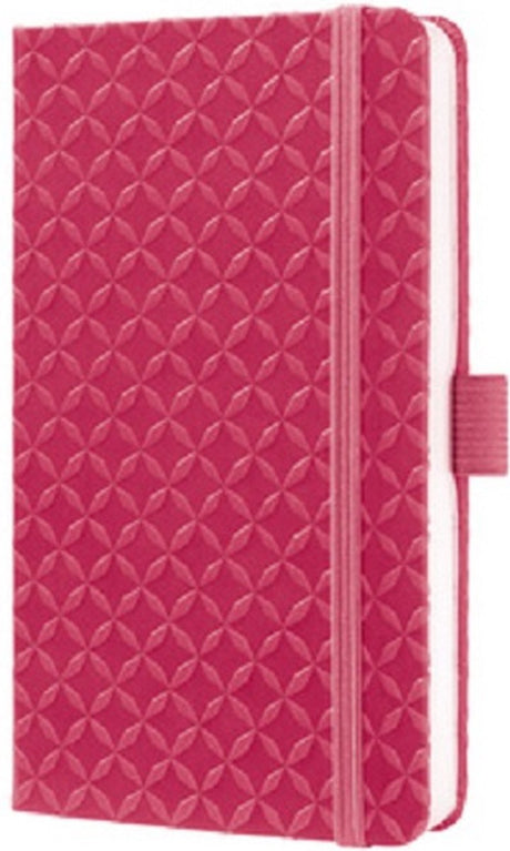 Sigel – Notizbuch – Jolie Flair – A5 – Hardcover – 174 Seiten – Linie – 80-Gramm-Papier – Fuchsia-Pink – Si-JN105