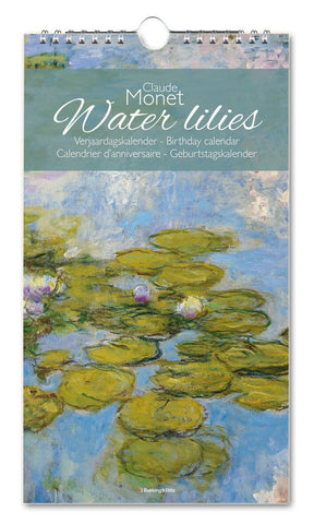 Claude Monet Seerosen-Geburtstagskalender