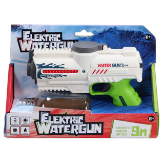 Alert Wasserpistole elektrisch 18 cm (USB) sortiert | 2 Stk