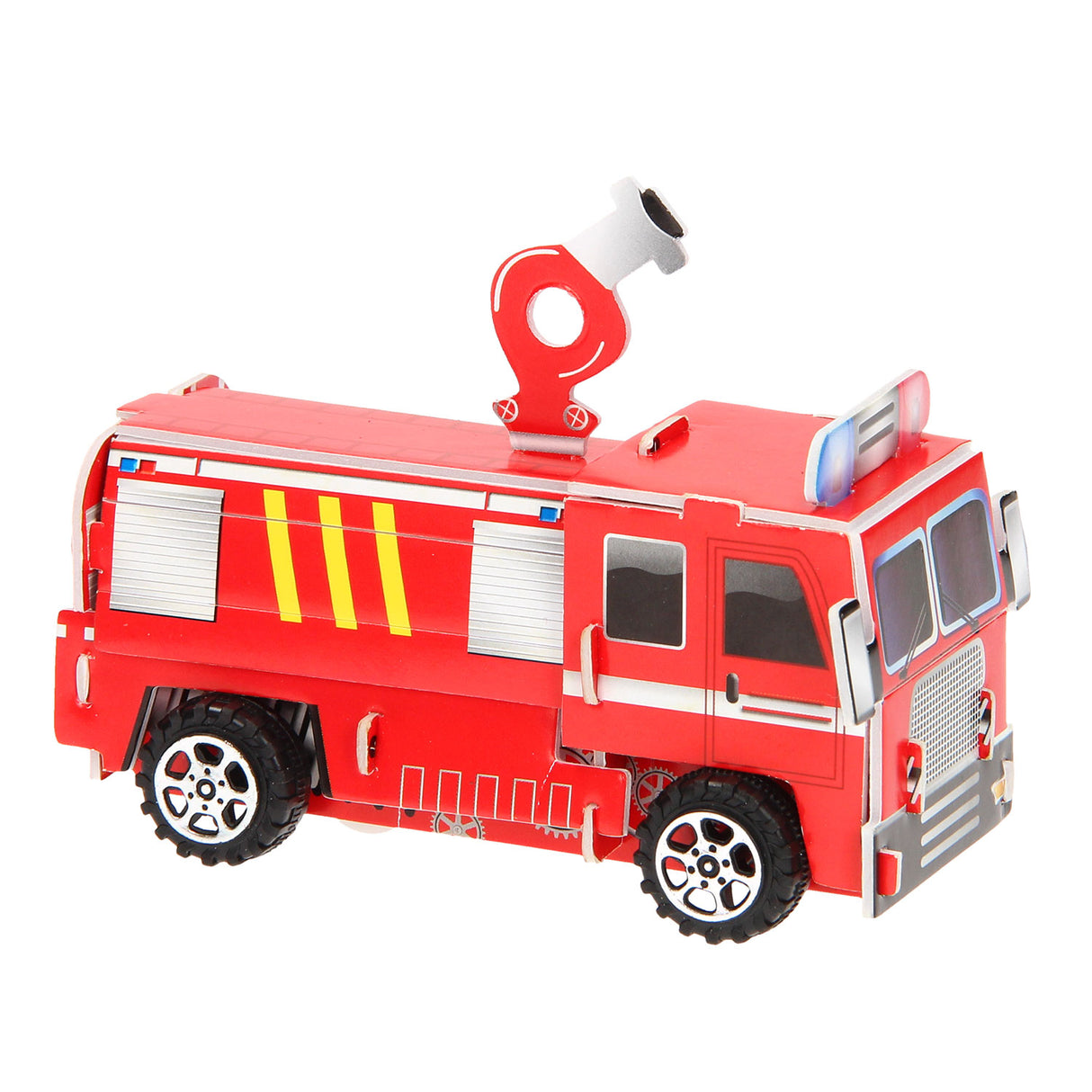 Camión de bomberos de rompecabezas 3D