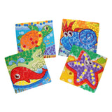 Mosaik zum Basteln von Meerestieren