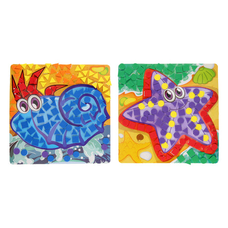 Mosaik zum Basteln von Meerestieren