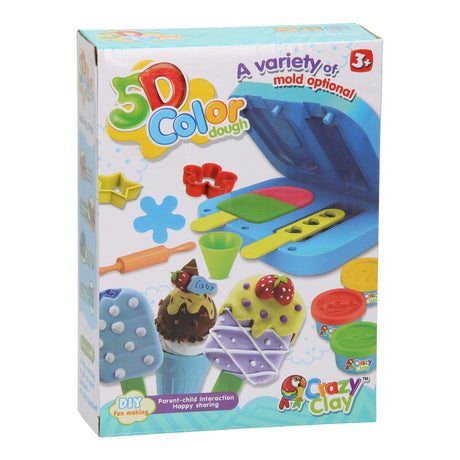 Eis am Stiel-Set aus Ton – 4 Tontöpfe