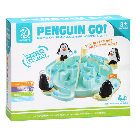 Hoppe-Pinguin-Spiel los