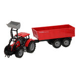 tractor with front loader and trailer 1:32