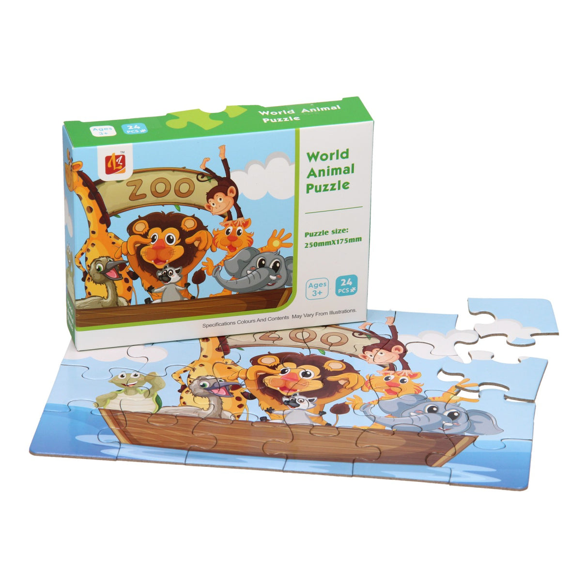 Puzzle Zoo, 24-tlg.