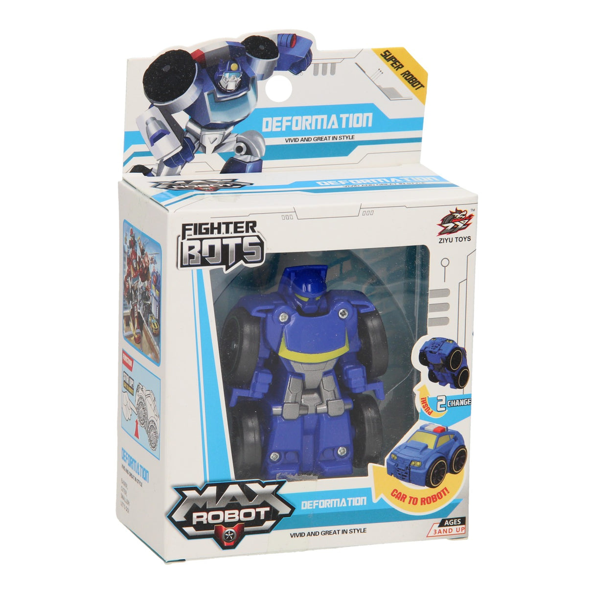 Max Roboter Transformation Auto - Polizei