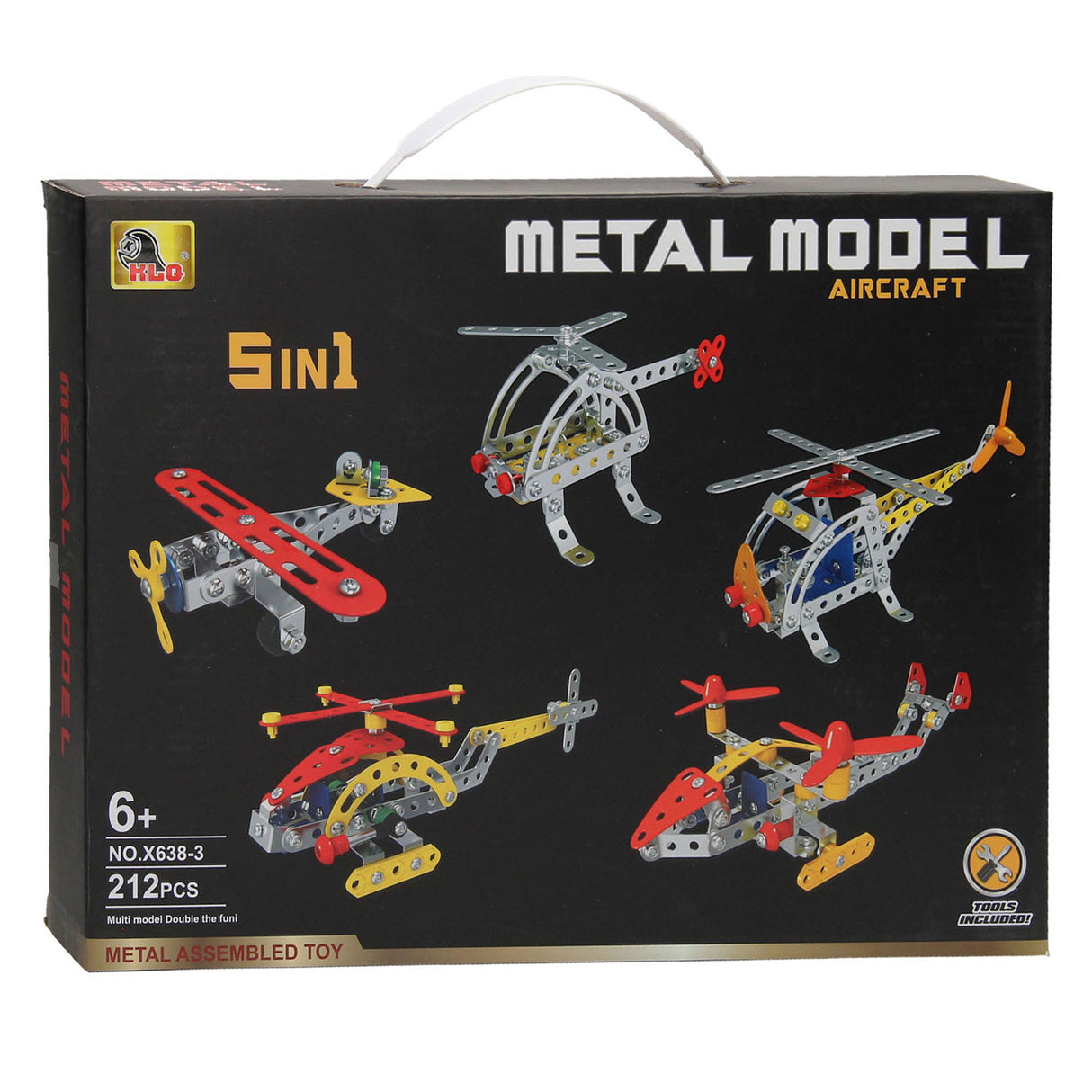 Construction Set Aircraft 5in1, 212dlg.