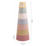 Stapelbecher Pastell, 6 Stk.