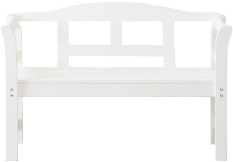 Sens Gartenbank FSC Kiefernholz 113x40x75cm weiß