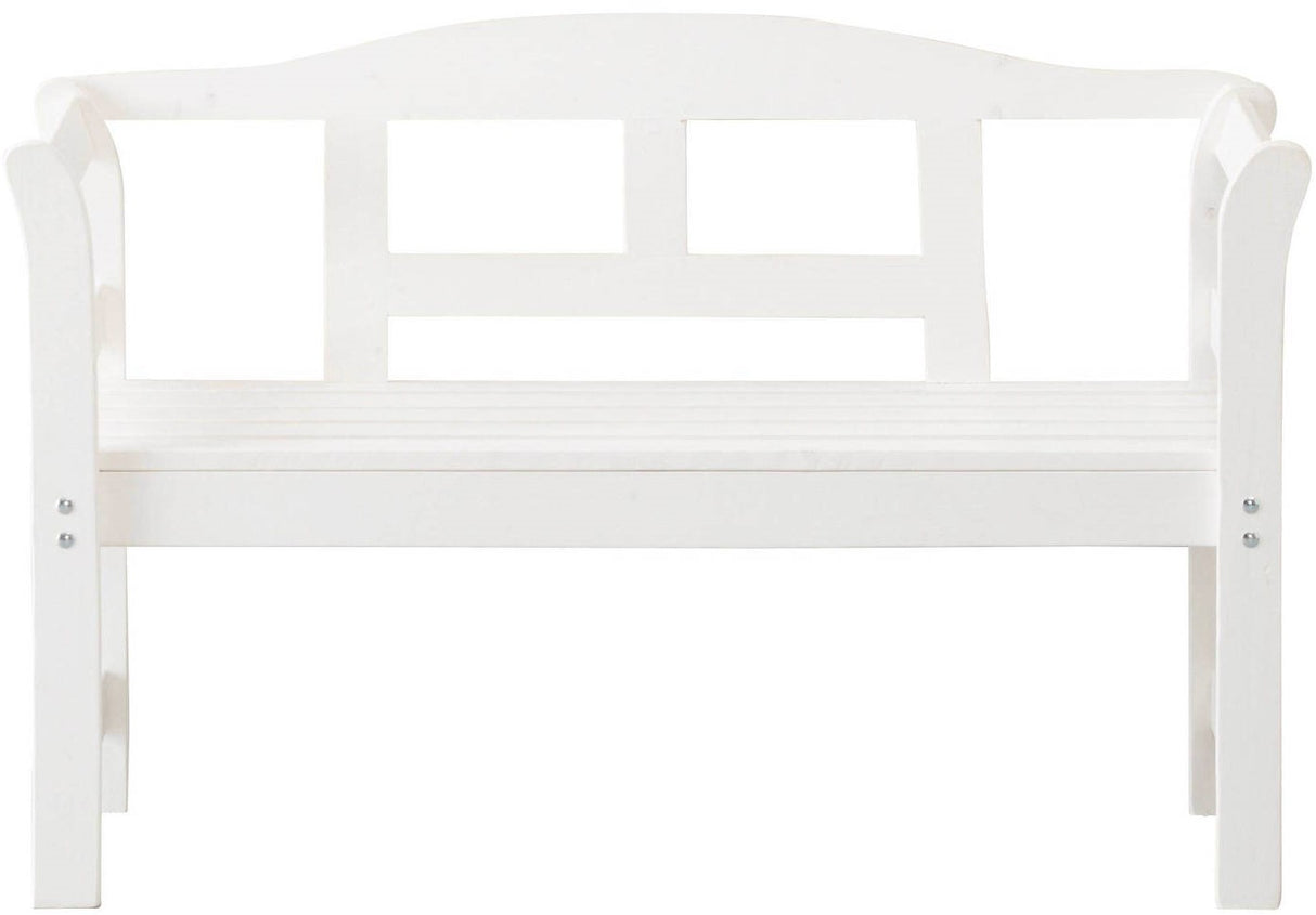 Sens Gartenbank FSC Kiefernholz 113x40x75cm weiß