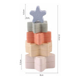 Stapelstars Pastell, 5st.