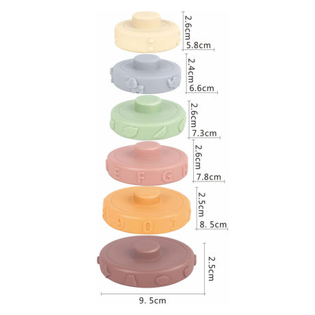 Baby Stack Tower Pastell