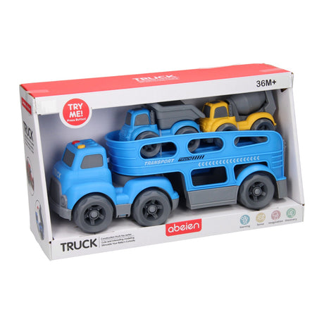 Transporter-Arbeitsfahrzeuge mit Sound - blau