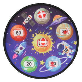 Platz für die Dartscheibe mit Klettverschluss