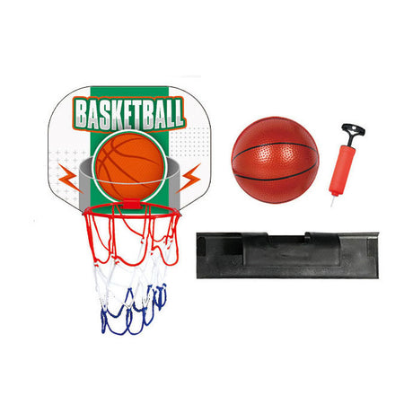 Basketball-Rückbrett mit Ball
