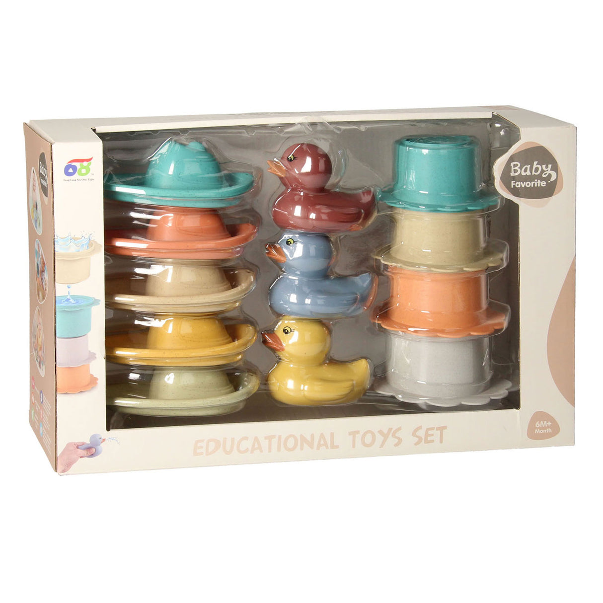 Set vu Bad Toy Pastell, 12DLG.