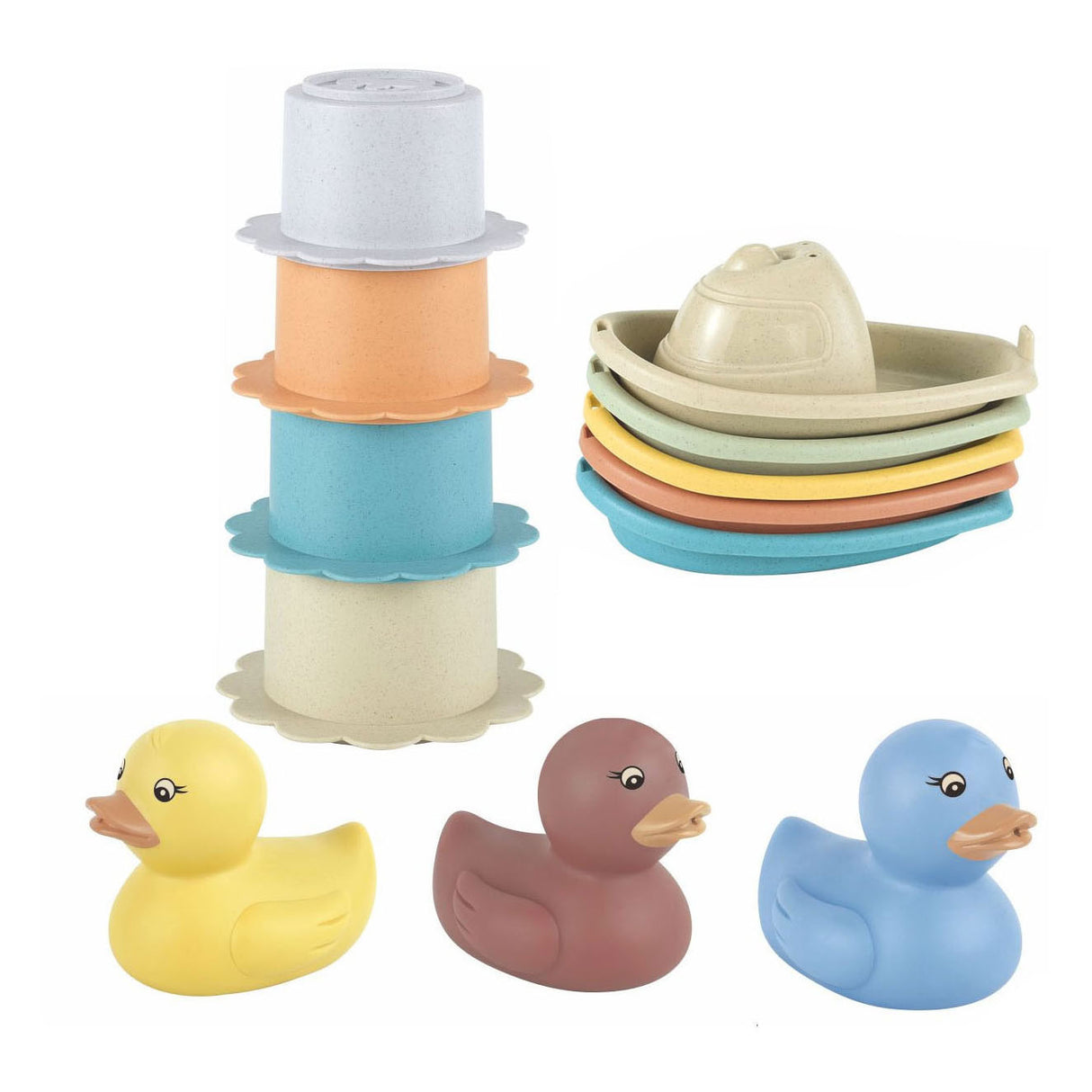 Sada Pastel Bath Toy Pastel, 12DLG.