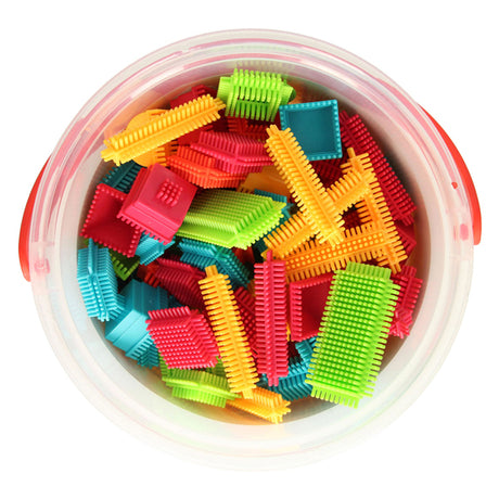 Bloko Borstenblöcke in Aufbewahrungsbox, 150 Stk.