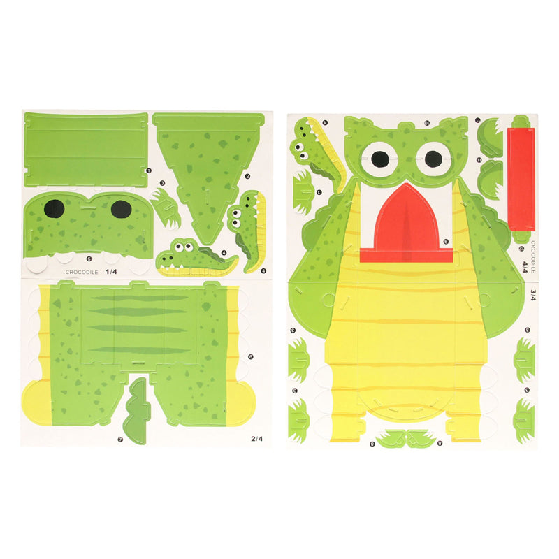 KITINGS PAKKE 3D CROCODILE