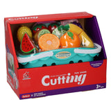 Obst im Warenkorb schneiden