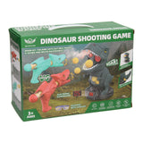 Ballschütze bewegt Dino-Ziel
