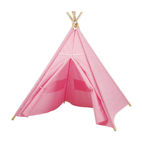 Luxuriöses Tipi-Zelt rosa mit Lichtern, 128 cm