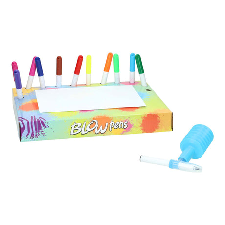 Lobbes Spielzeug, zum Beispiel Lobbes Blasstifte-Set Tiere mit Pumpe und Vorlagen für Kinder.