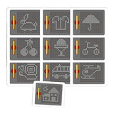 Große magnetische Lerntafel