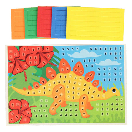 Lobbes-Mosaik-Dinosaurier herstellen