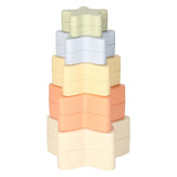 Toddler Stack Tower Ster Pastel, 5dlg.