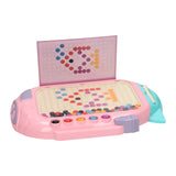 Farbtastenspiel mit rosa Magnetstift