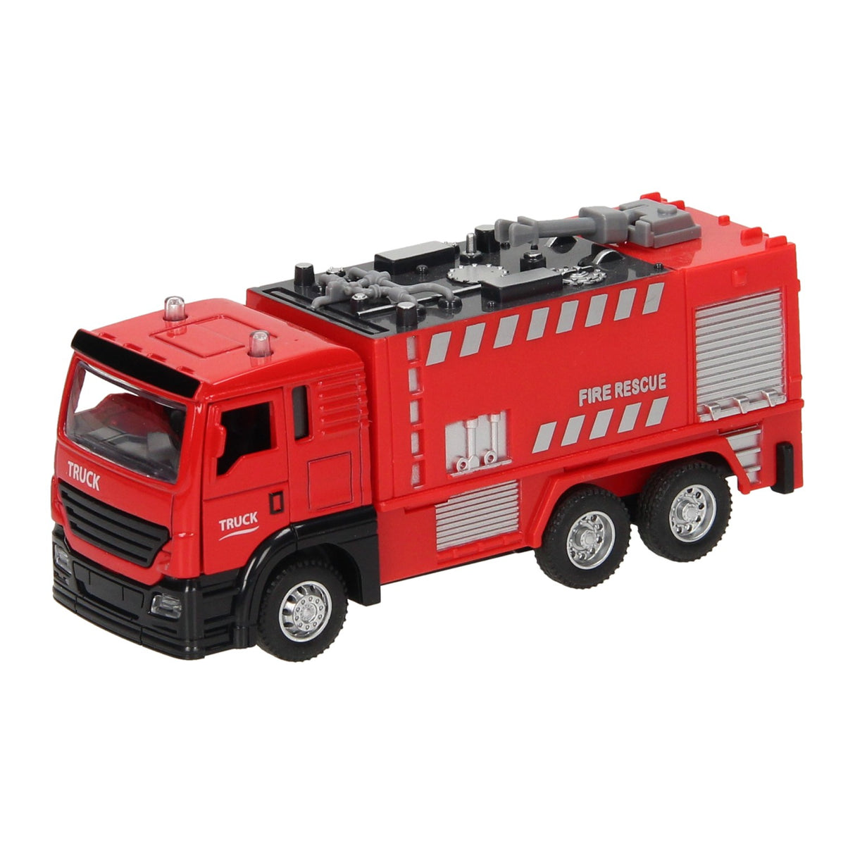 Pull-Back Fire Truck Červené světlo a zvuk