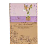 3D-Bausatz Iris aus Holz - 60 Teile.