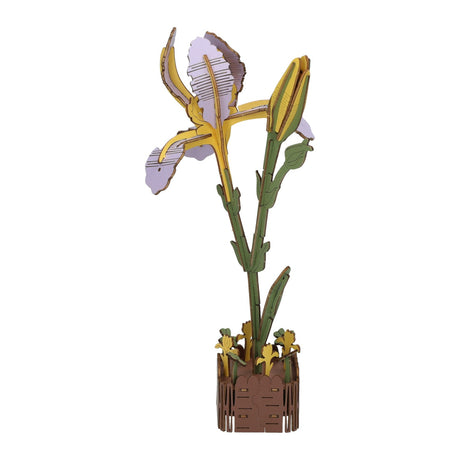 Lobbes Spielzeug z. B. Lobbes Holzbausatz 3D Irisblüten 60-teiliges Bastelset.