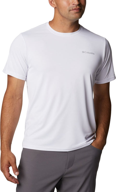 Columbia Hike™ Crew Herren-Outdoor-Shirt – Weiß