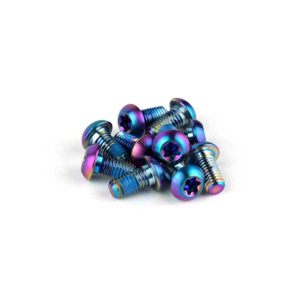Sram-Bolzensatz, Schraubensatz in Regenbogenfarben