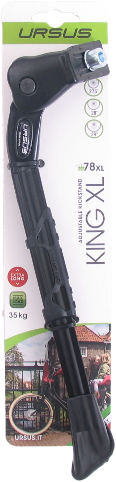 Ursus Standard King XL 26-28 30cm fir e-Vëlo schwaarz op der Kaart