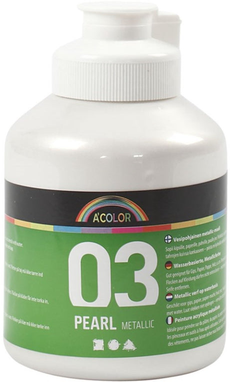 A-Farbe https: www.cchobby.nl metallic-acrylic-paint-white-500-ml-1-bottle