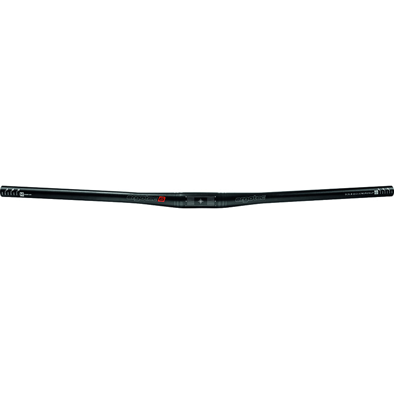 Ergotec steering flat bar 31.8x680 mm black