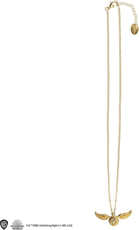 Cinereplicas golden snitch goude snaai necklace - harry potter jewelry