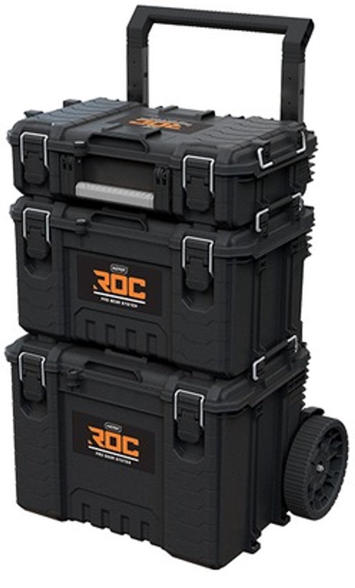 Keter Roc Pro Gear 2.0 – Werkzeugkoffer-Set – 3-teilig – modular – wetterfest