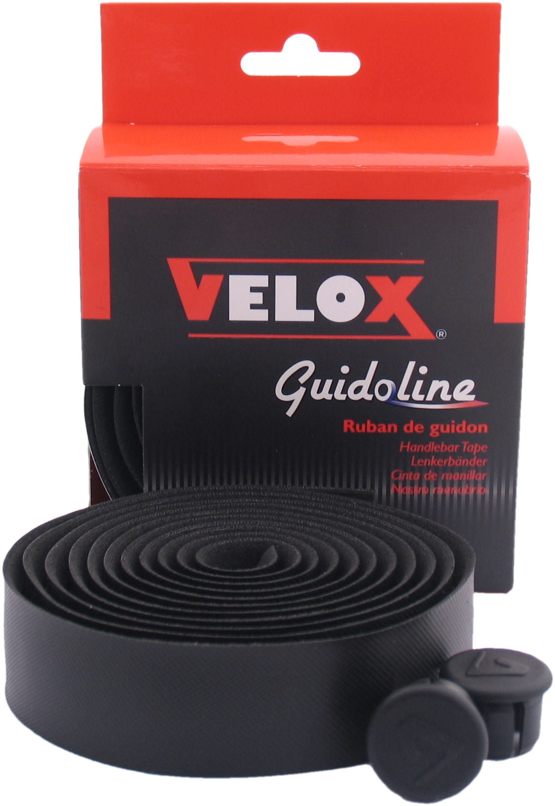 Cadeau de contrôle Velox Guidoline Supergrip Ø3.5x3.0 mm 210cm noir