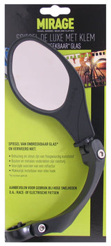 Mirage Lenkspiegel links 9 cm schwarz links