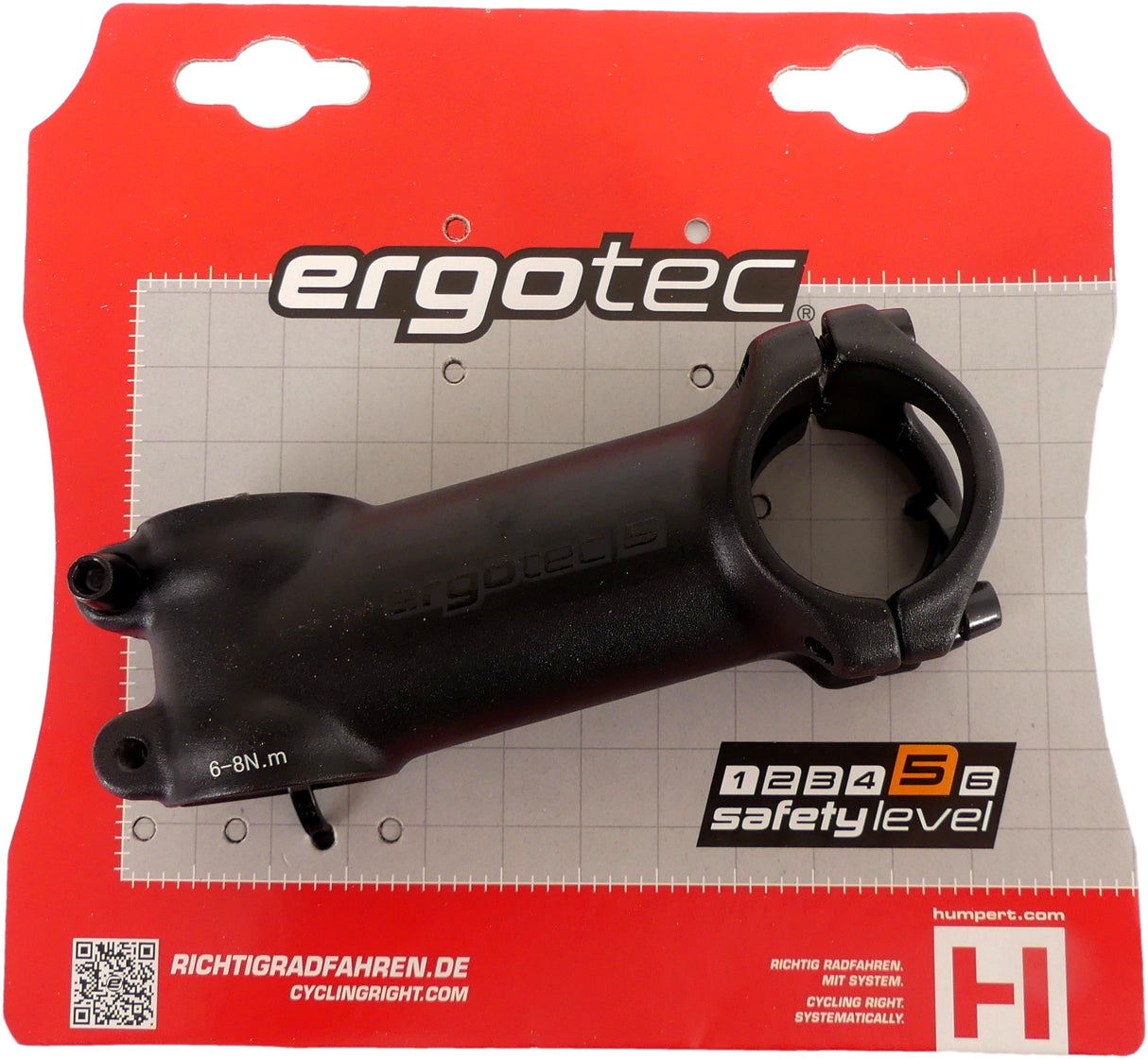 Ergotec Voorbouw Shark 31,8 mm 90 mm noir