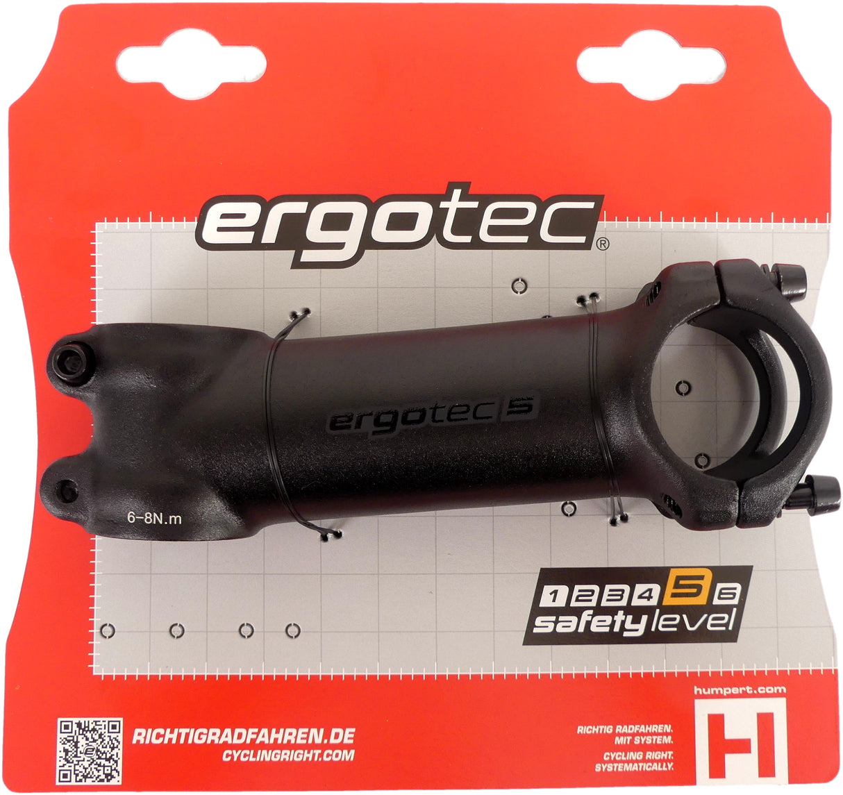 Voorbouw Ergotec Shark 31,8mm 110mm nero