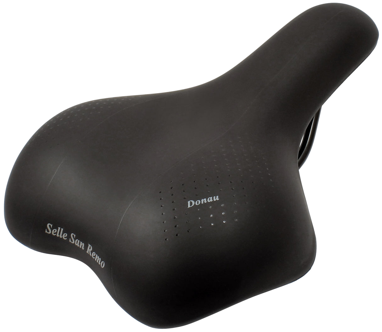 Selle San Remo Fahrrad Sattel San Remo Donau für City Trekking Bikes Black (Arbeitsplatzpaket)