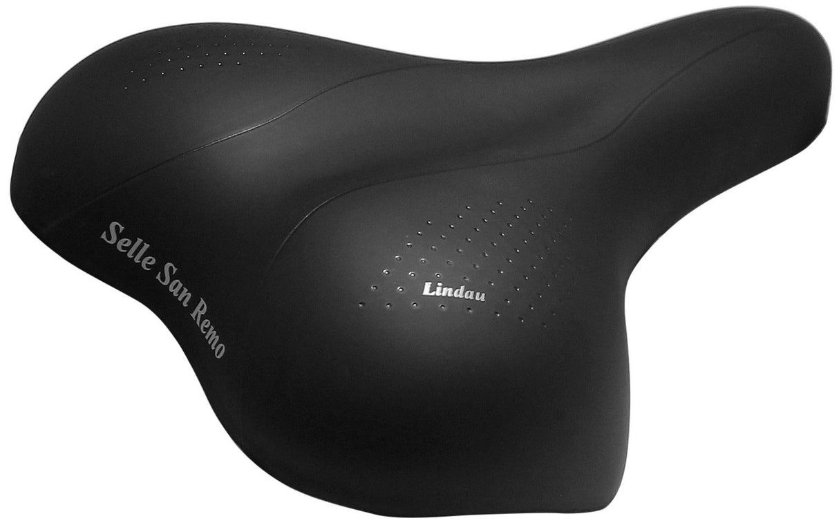 Selle San Remo Bicycle Saddle San Remo Lindau för stadsvandringscyklar Black (Workplace Package)