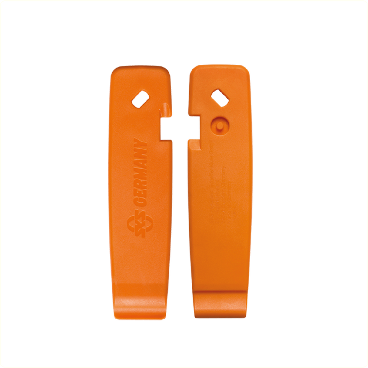 Sks Reifenheber-Set – Kunststoff – mit SV-Schlüssel und AV-Entlüfter – orange – 3-teilig